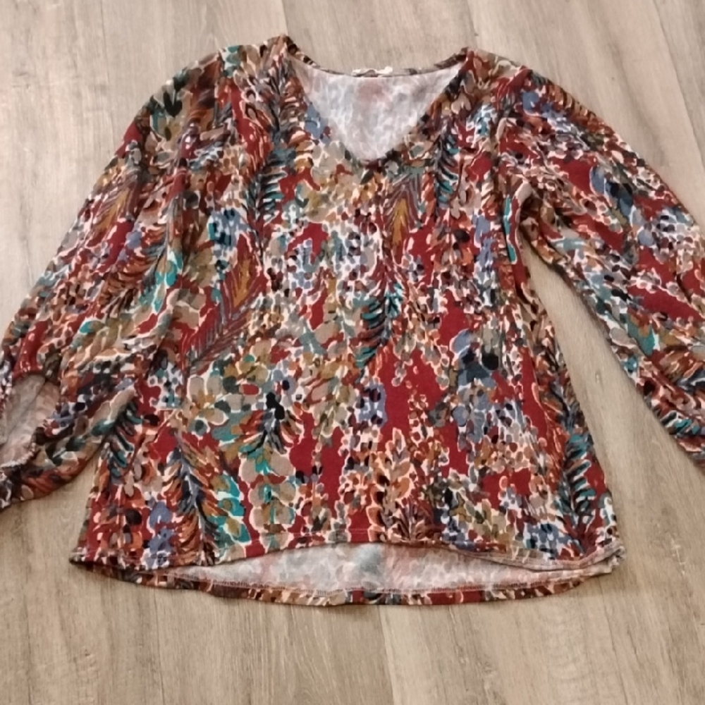 Floral Multicolor Women's Top